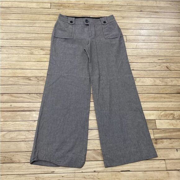 BANANA REPUBLIC Wool Dress Pants Women 10 Martin Brown Preppy Academia Office 10 - Picture 15 of 16